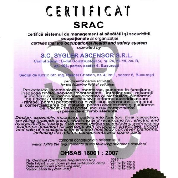 CertificatSecuriate